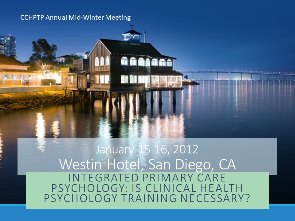 2012 Meeting